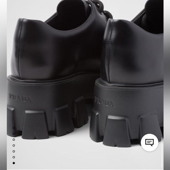 Prada Monolith Black Platform Sz 9 - Picture 4 of 11